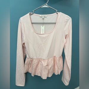 Light pink baby doll shirt